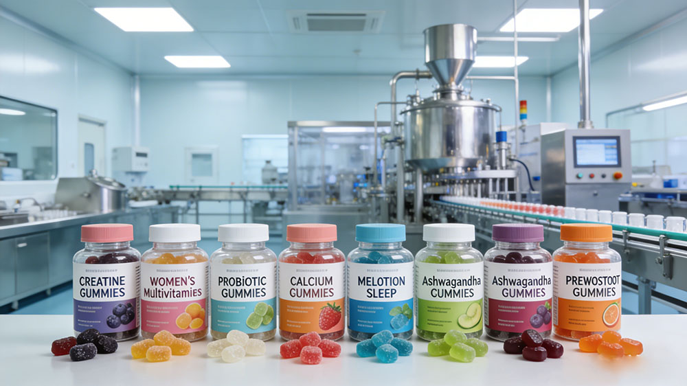 Nuestra línea de producción de caramelos de goma
