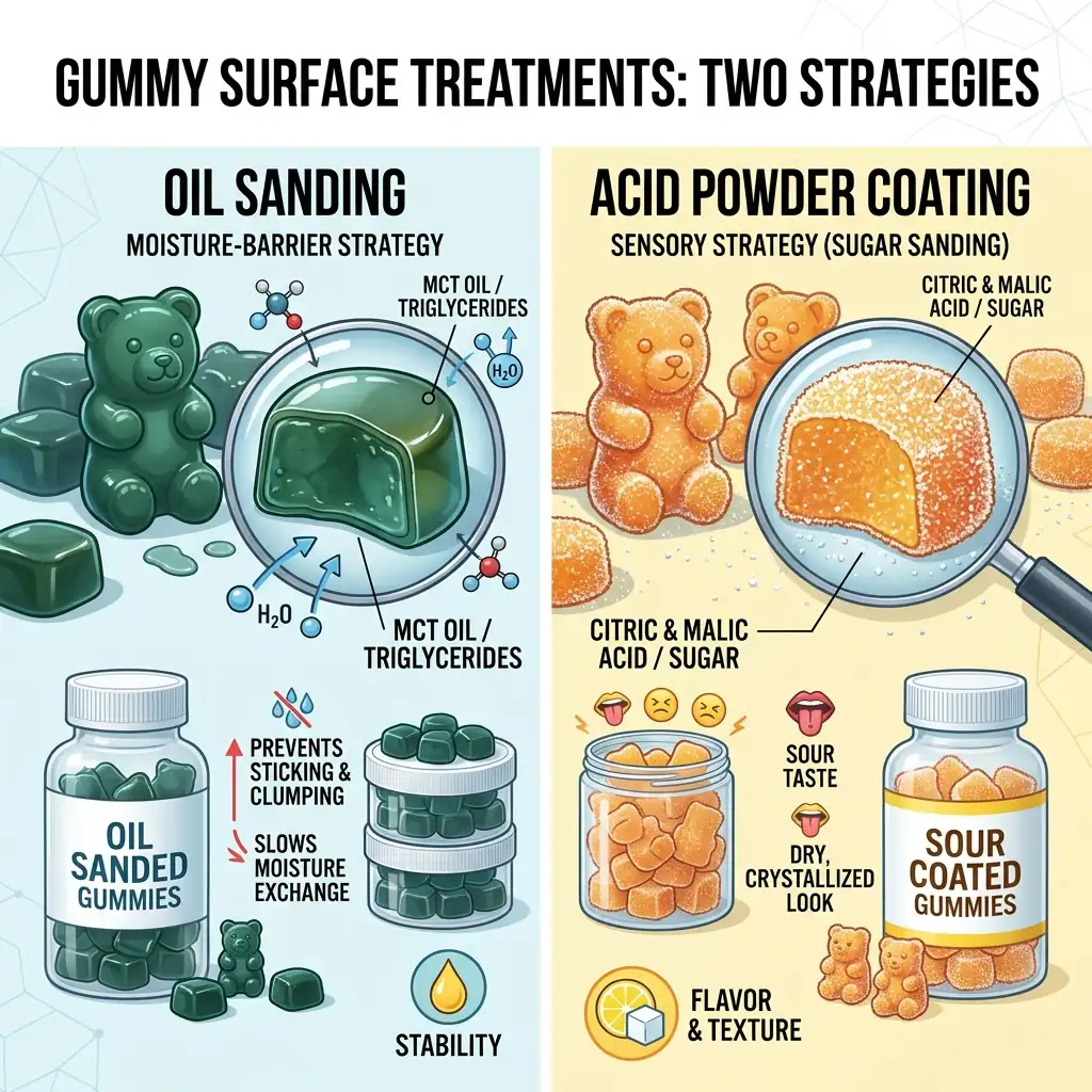 GUMMY SURFACE TREATMENTS