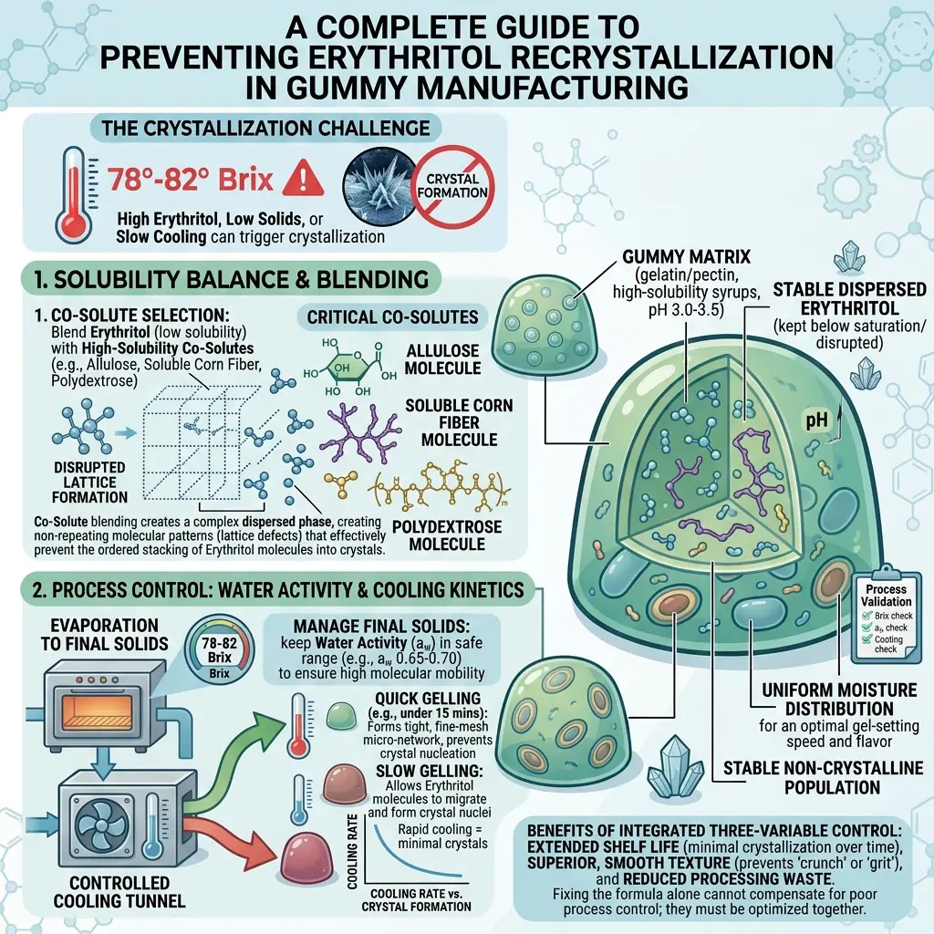 Preventing Crystallization in Sugar-Free Gummies