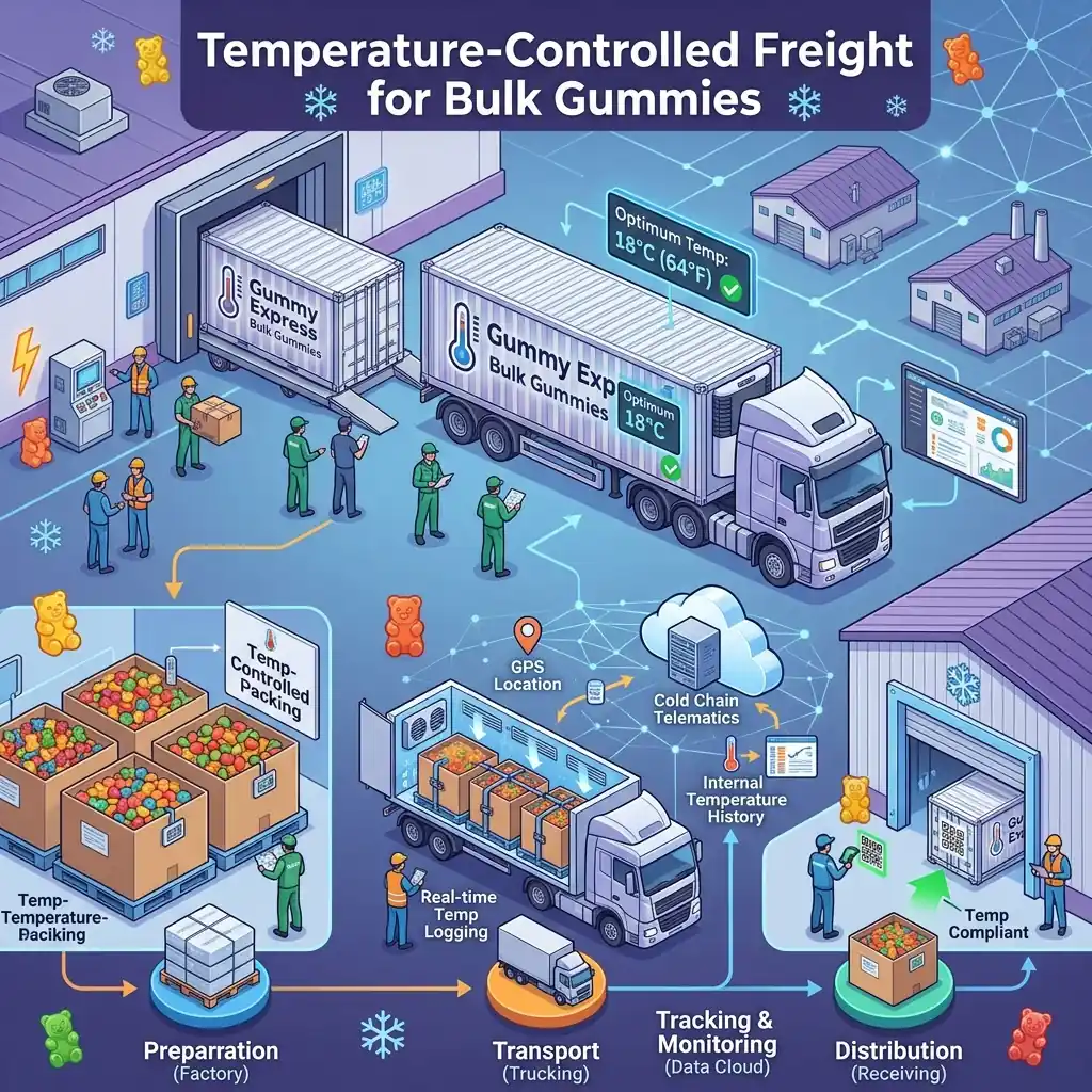 TemperatureControlled Freight for Bulk Gummies
